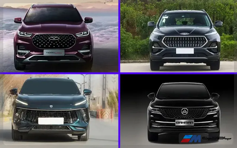 بهترین ماشین های چینی 1 تا 2 میلیارد